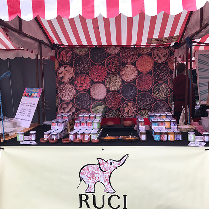 Ruci at the Foodies Festival in Edinburgh 2018