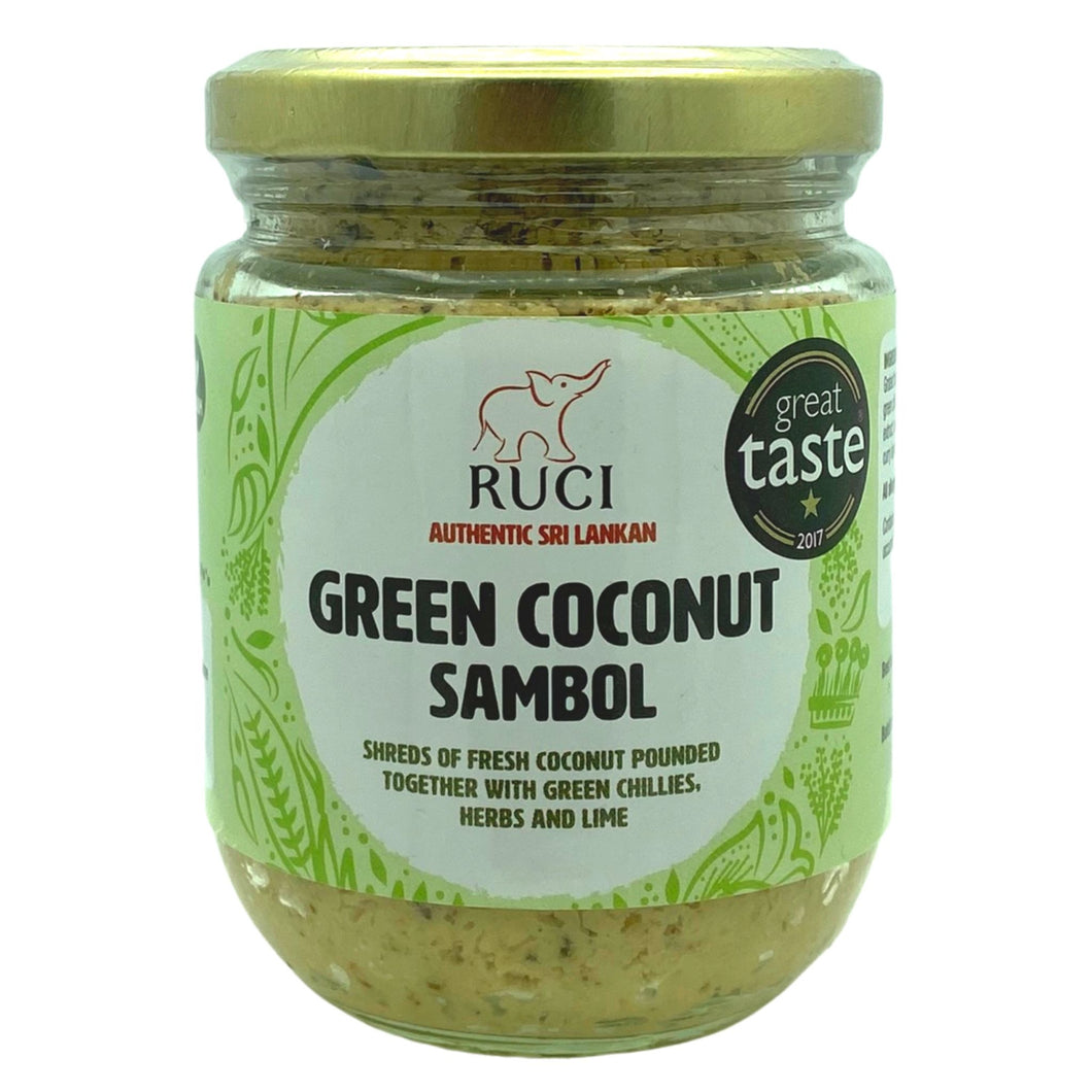 Green Coconut Sambol - A variant of the popular Sri Lankan Pol Sambol.