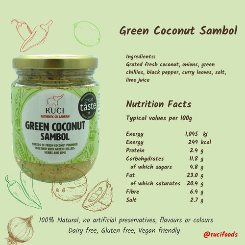 Green Coconut Sambol