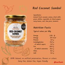 Load image into Gallery viewer, Red Coconut Pol Sambol - Freshly scarped shreds of coconut ground with dried red chilies and spices.